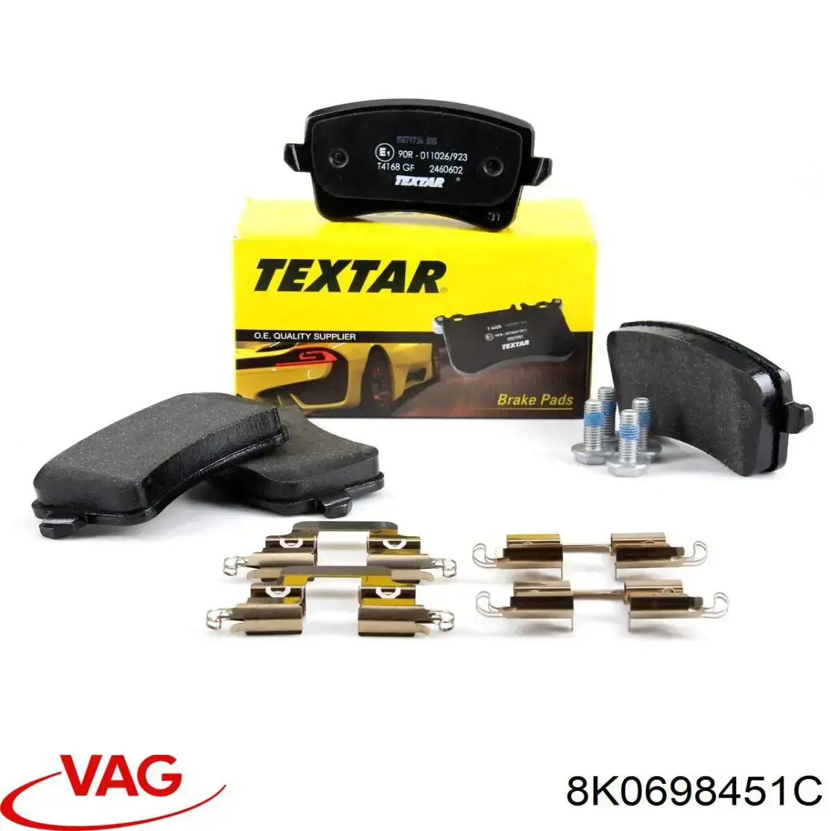 Pastillas de freno traseras 8K0698451C VAG