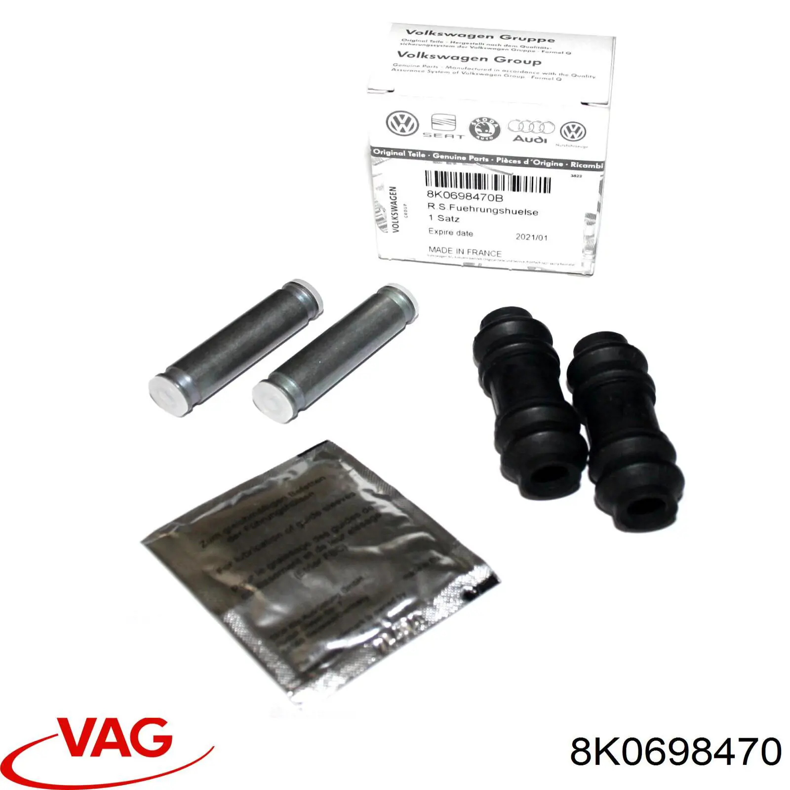 Fuelle de guía de pinza de freno trasero VAG 8K0698470 precio, desde 6,59 EUR