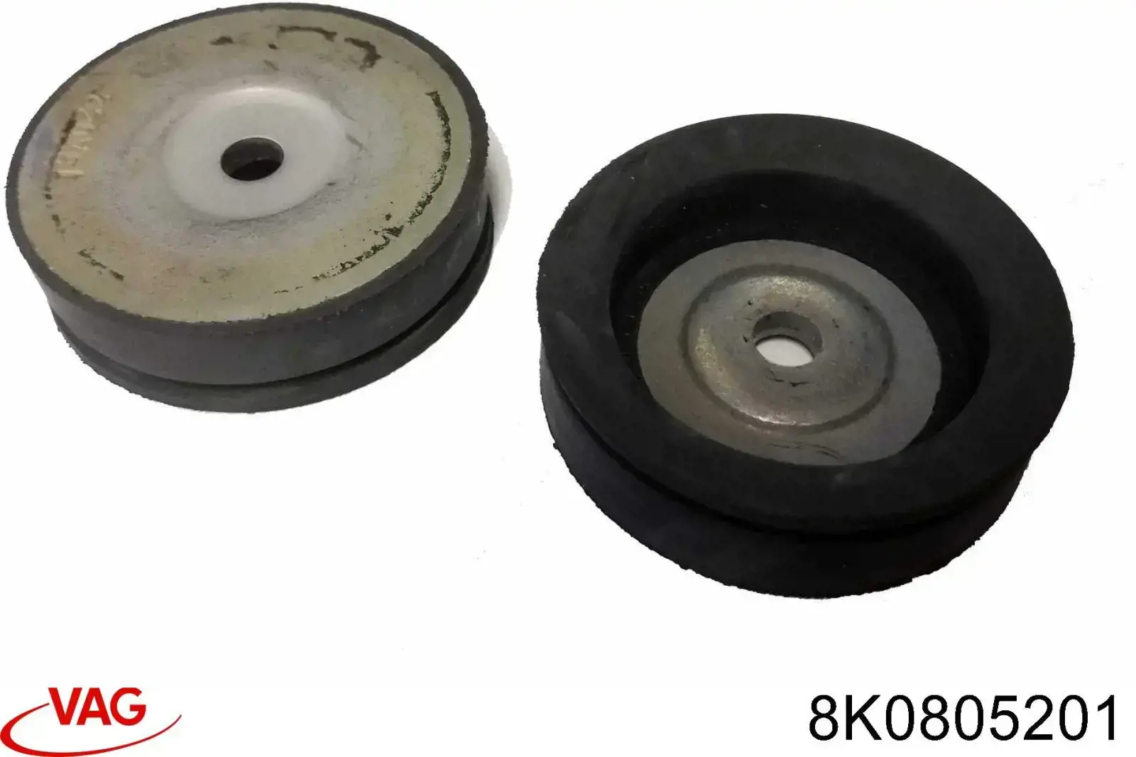 8K0805201 VAG Soporte inferior de fijación del radiador