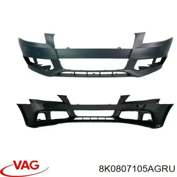 Parachoques delantero VAG 8K0807105AGRU precio, desde 152,84 EUR