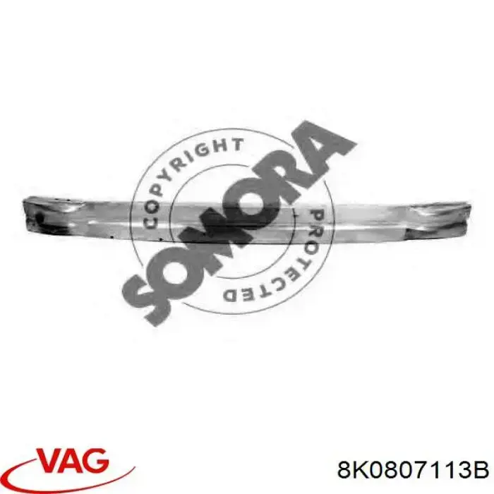 Comprar 8K0807113B VAG Refuerzo parachoque delantero