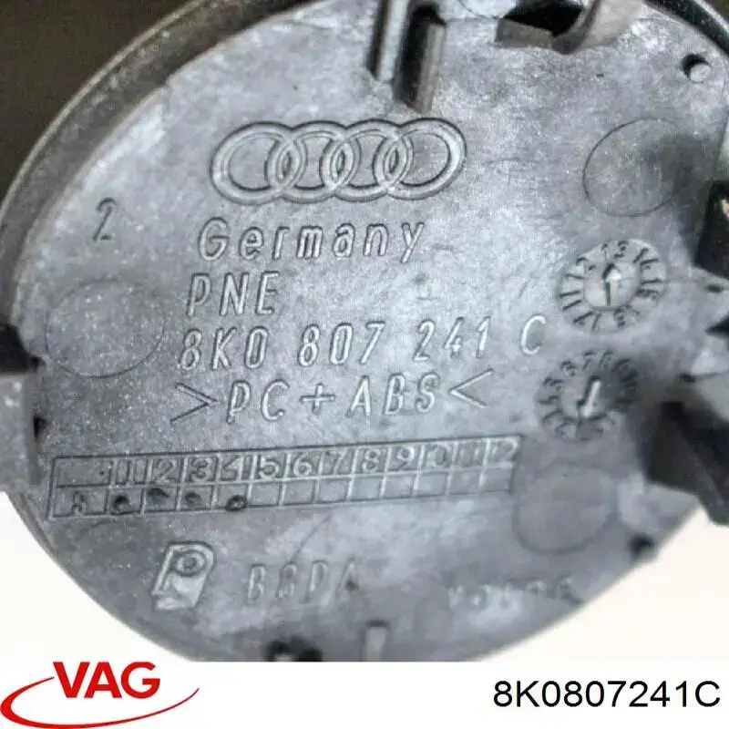 Tapa de gancho de remolque trasero del parachoques VAG 8K0807241C precio, desde 4,14 EUR