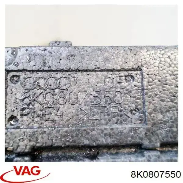 Absorbedor del parachoques delantero VAG 8K0807550 precio, desde 51,17 EUR