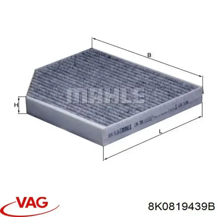 Filtro de cabina VAG 8K0819439B precio, desde 15,96 EUR