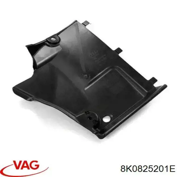 Protector de bajos delantero izquierdo 8K0825201E VAG