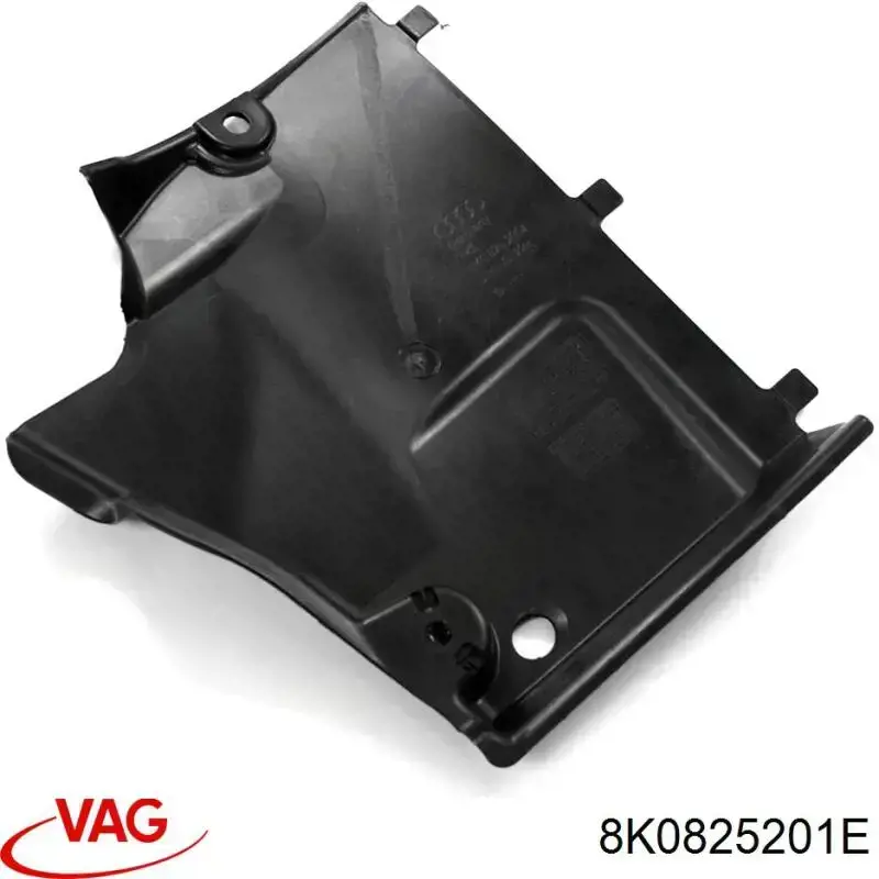 8K0825201E VAG Protector de bajos delantero izquierdo