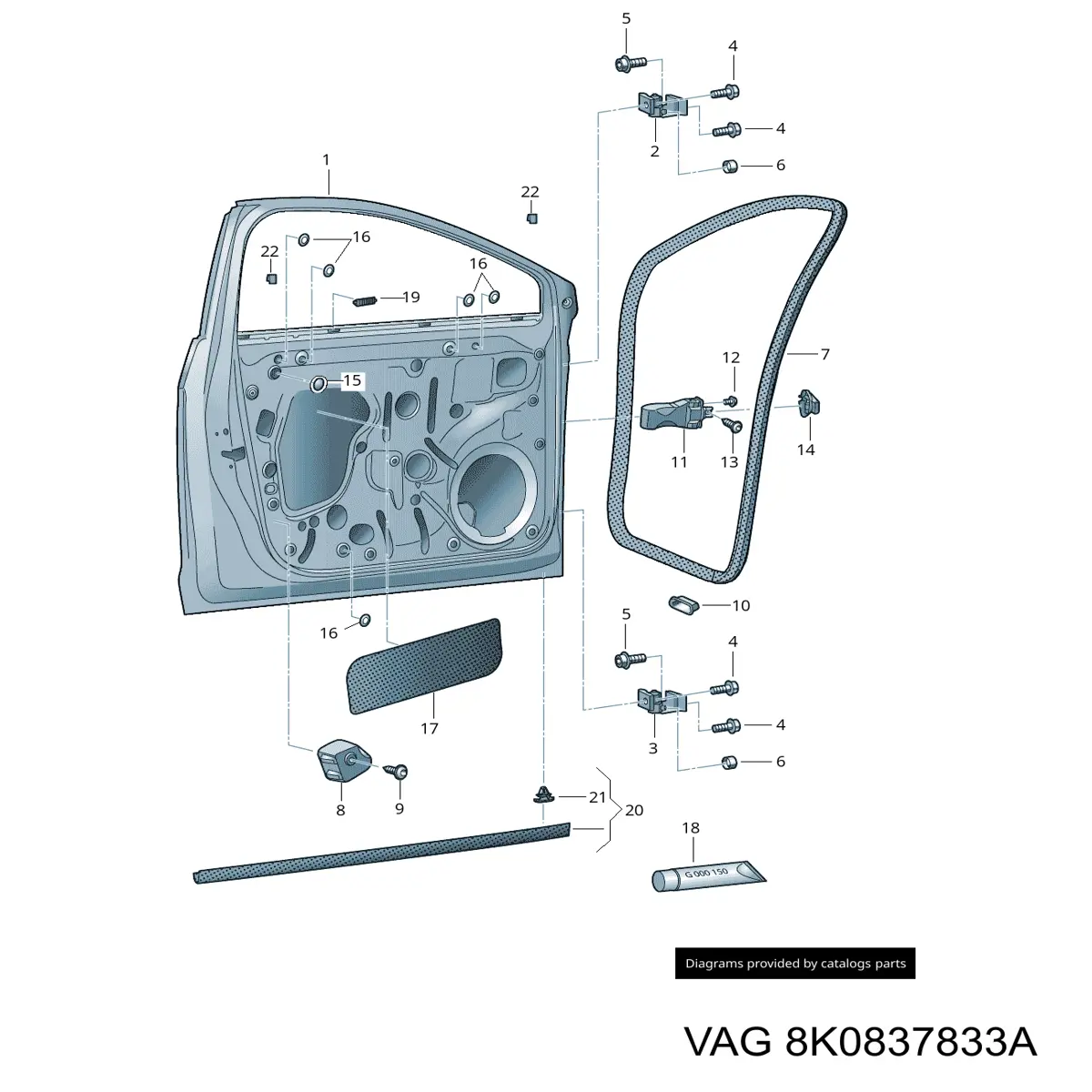 VAG 8K0837833A precio, desde 29,17 EUR