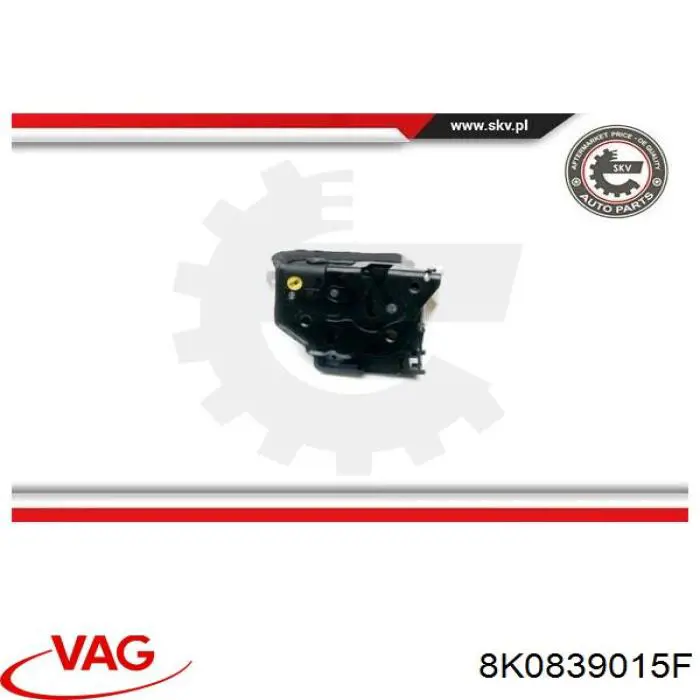 Cerradura de puerta trasera izquierda VAG 8K0839015F precio, desde 48,12 EUR
