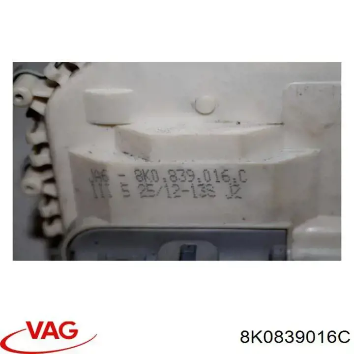8K0839016C VAG Cerradura de la puerta trasera derecha