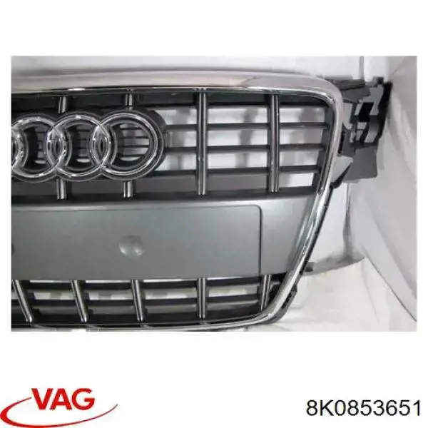 8K0853651 VAG panal de radiador