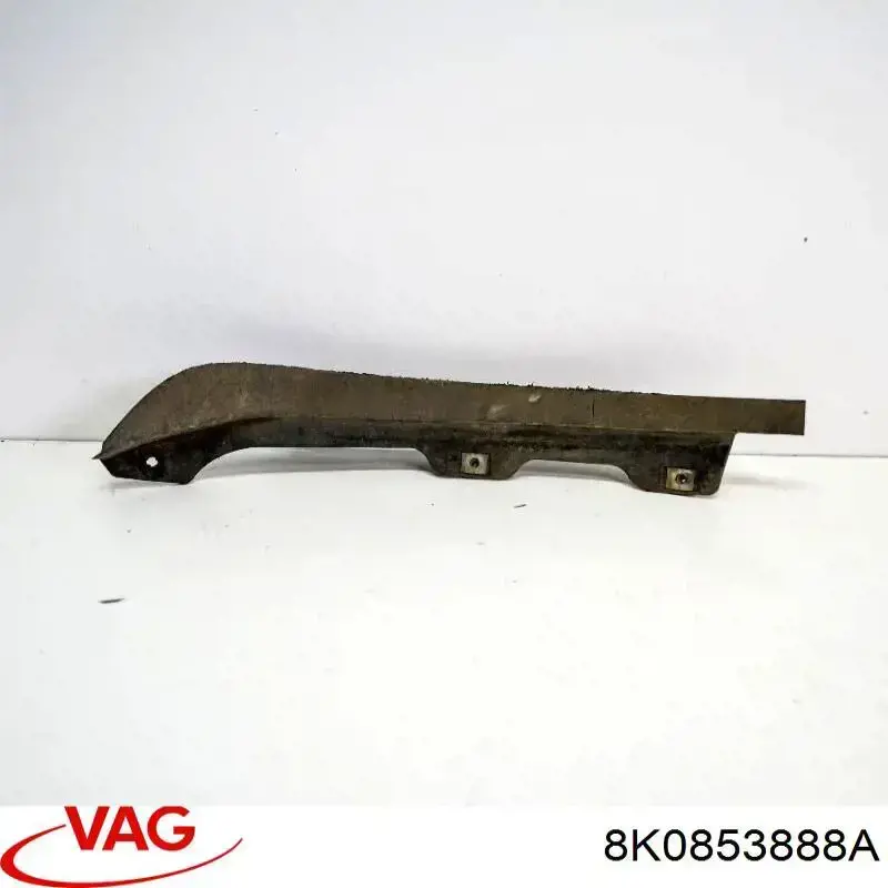 Faldilla derecha del parachoques delantero 8K0853888A VAG