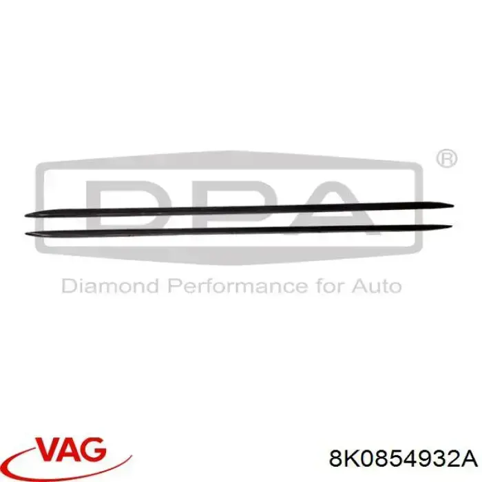 Comprar 8K0854932A VAG Moldura de umbral exterior izquierda