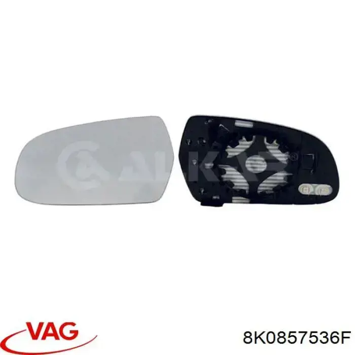 Comprar 8K0857536F VAG Cristal de espejo retrovisor derecho