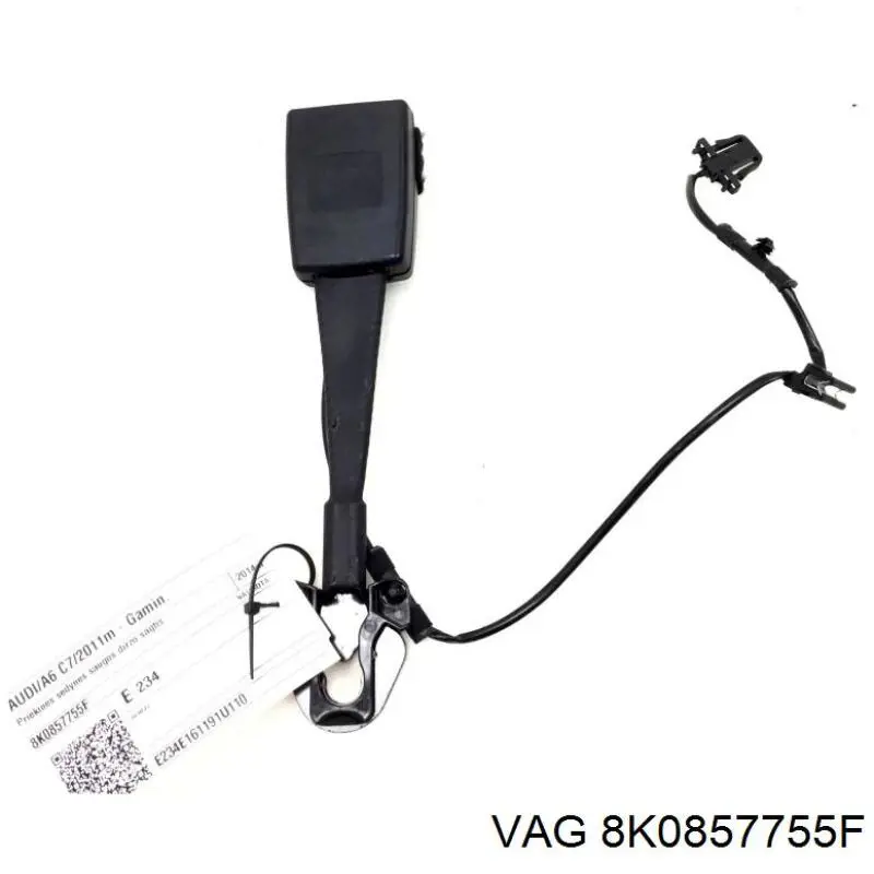 Palanca de bloqueo del cinturón de seguridad delantero VAG 8K0857755F precio, desde 53,72 EUR