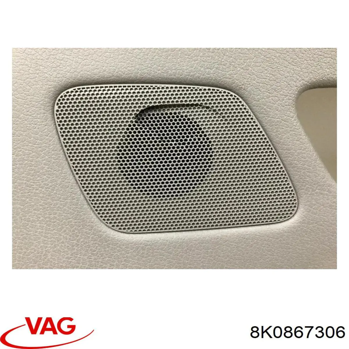 Guarnecido interior de puerta trasera derecha VAG 8K0867306