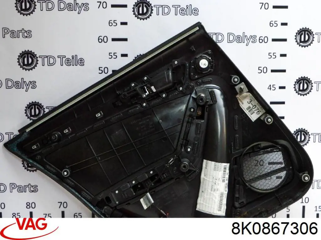8K0867306 VAG Guarnecido interior de puerta trasera derecha