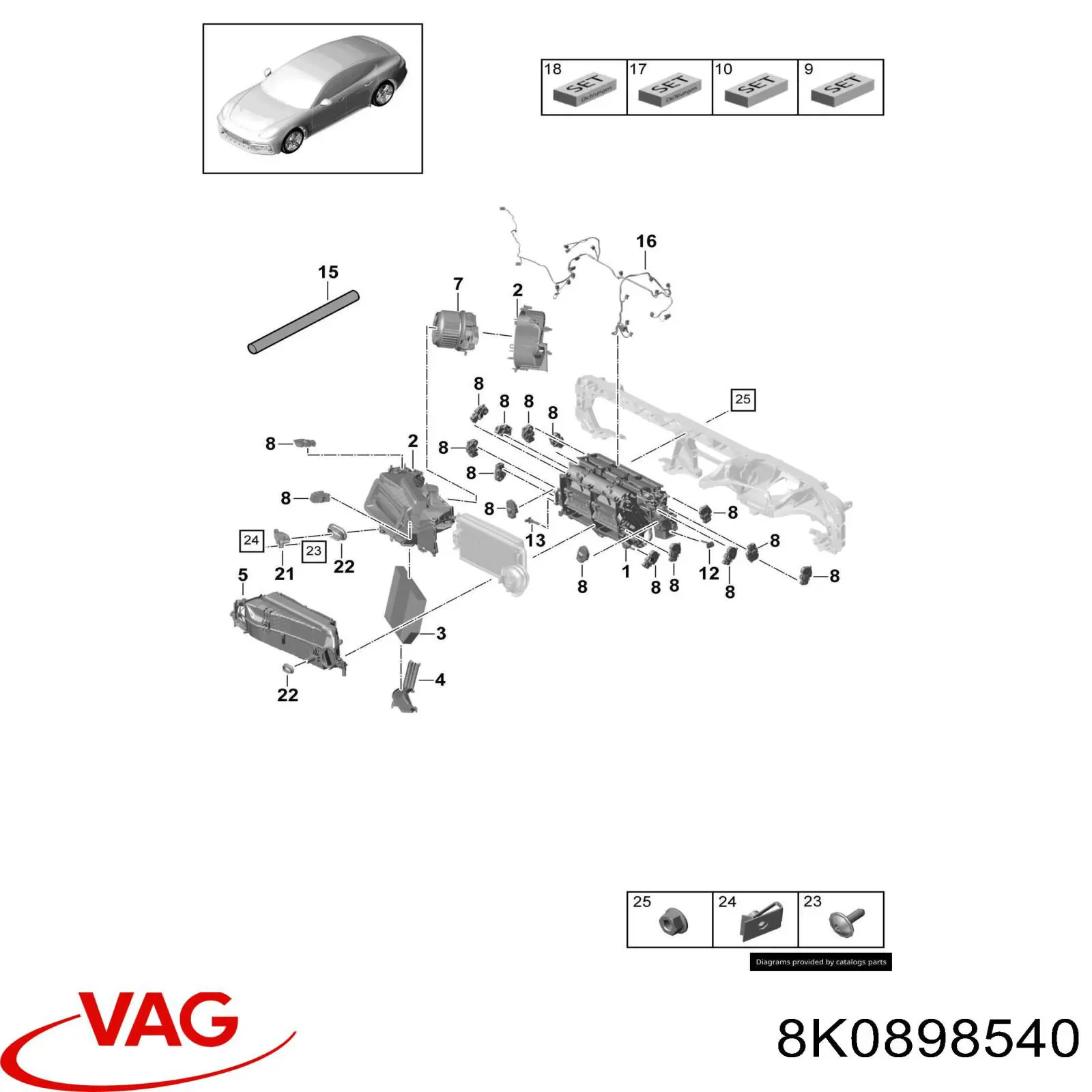  VAG 8K0898540 precio, desde 5,99 EUR