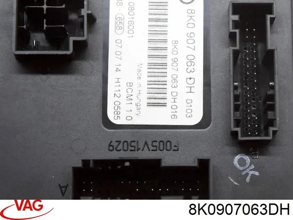 Módulo de control de red de a bordo VAG 8K0907063DH precio, desde 145,20 EUR
