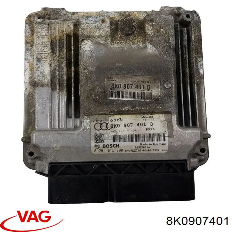 8K0990990C VAG centralina del motor / modulo de control del motor (ecu)