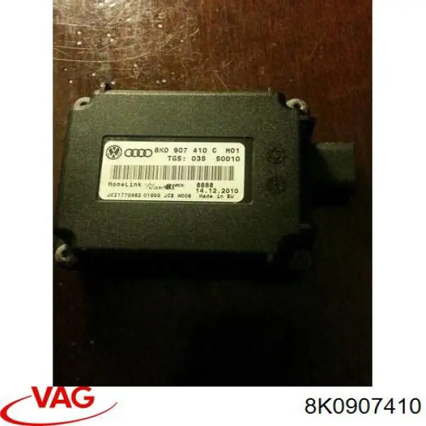 Unidad de control del sistema de apertura de puertas de garaje VAG 8K0907410 precio, desde 365,90 EUR