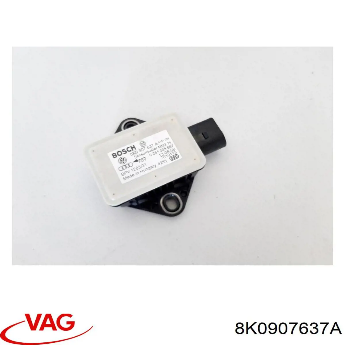Comprar 8K0907637A VAG Sensor de aceleración lateral (ESP)