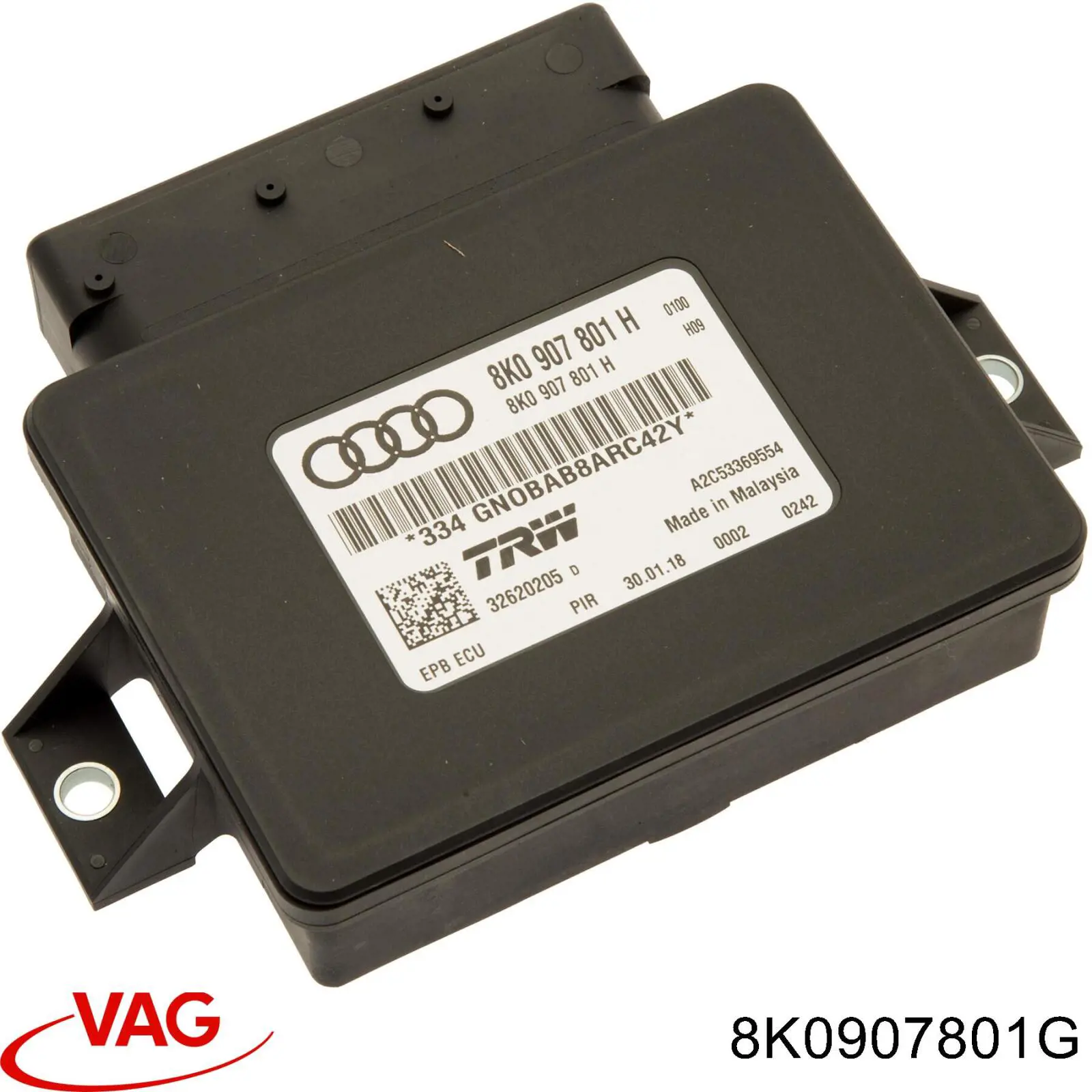 Comprar 8K0907801G VAG Módulo del freno de estacionamiento electromecánico