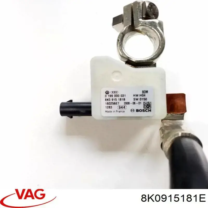 Cable de masa de batería VAG 8K0915181E precio, desde 55,18 EUR