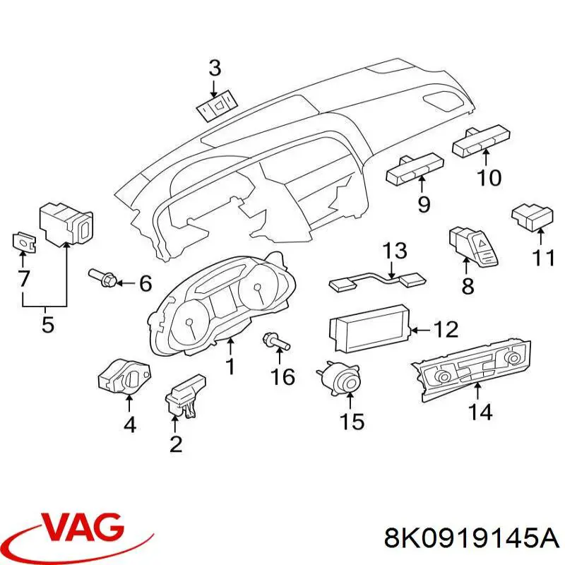  VAG 8K0919145A precio, desde 53,72 EUR