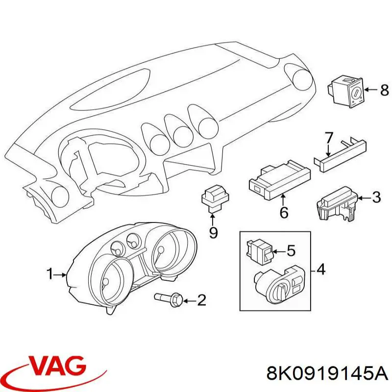Comprar 8K0919145A VAG 
