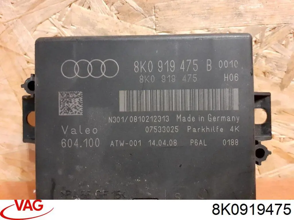 Comprar 8K0919475 VAG Módulo de control del asistente de aparcamiento
