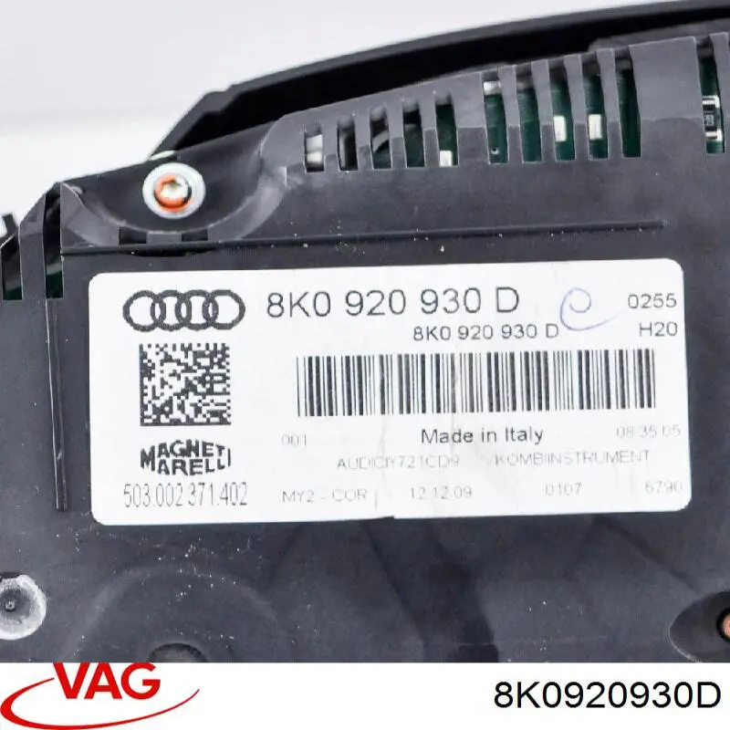 Comprar 8K0920930D VAG Cuadro instrumentos