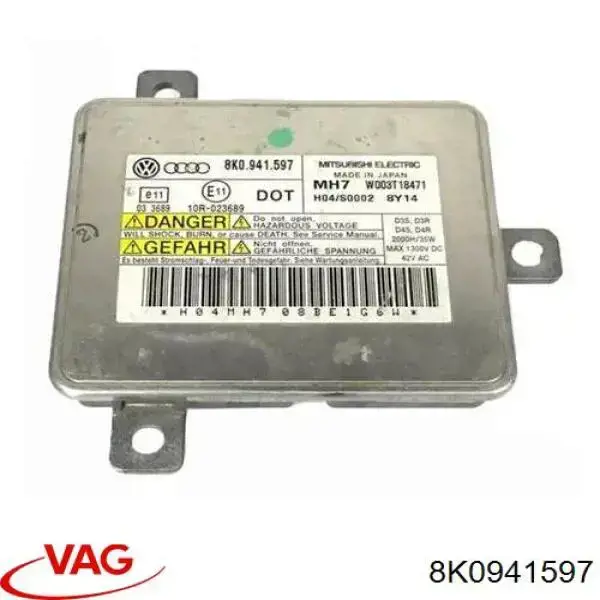 Unidad de control de xenón 8K0941597 VAG