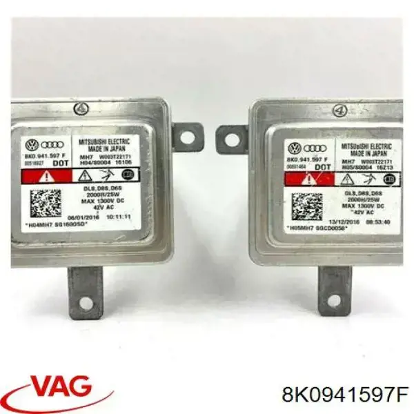 Módulo de control de iluminación adaptativa (ECU) 8K0941597F VAG