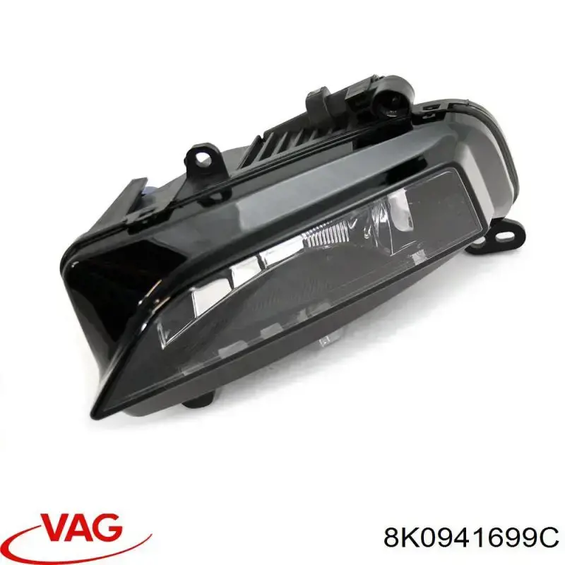 Luz antiniebla izquierdo 8K0941699C VAG