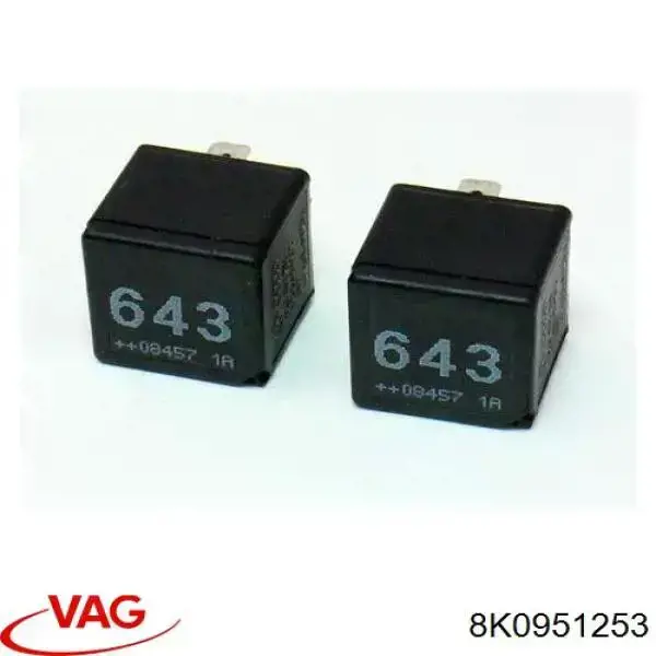Rele ventilador habitaculo VAG 8K0951253 precio, desde 4,15 EUR