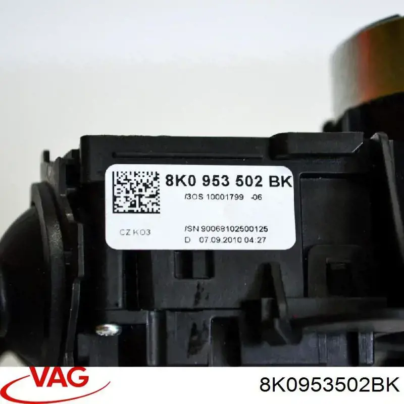 Comprar 8K0953502BK VAG Conmutador columna dirección