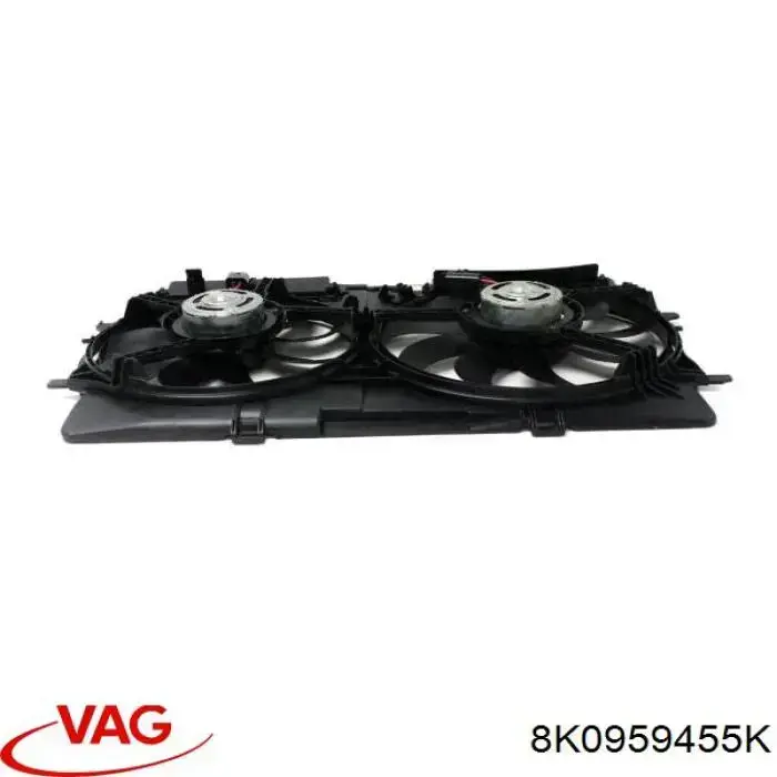 Ventilador eléctrico de refrigeración completo izquierdo (motor y hélice) VAG 8K0959455K precio, desde 127,00 EUR