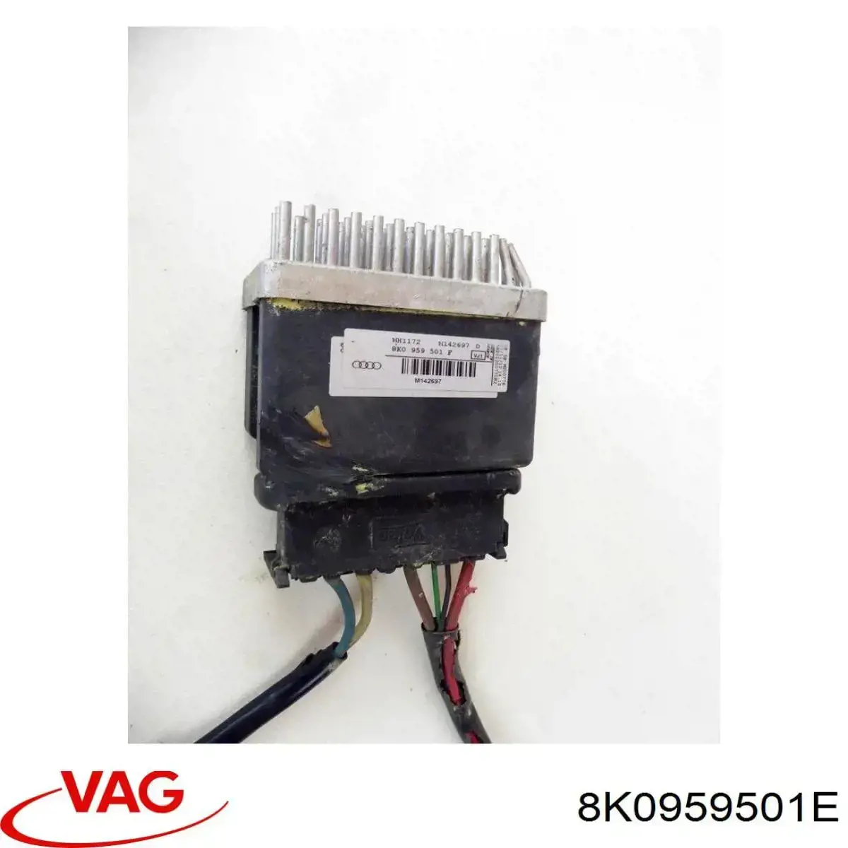 Regulador de velocidad del ventilador de refrigeración (unidad de control) 8K0959501E VAG