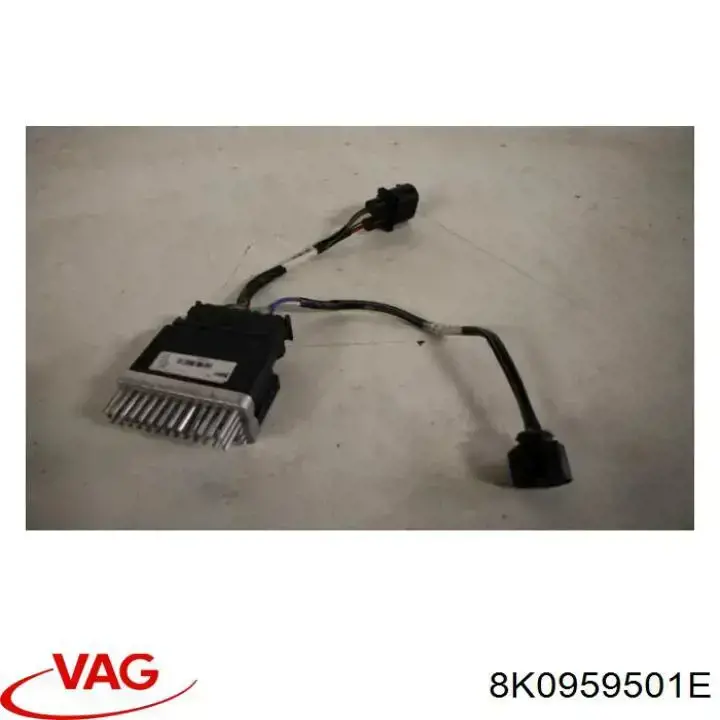 8K0959501E VAG Regulador de velocidad del ventilador de refrigeración (unidad de control)