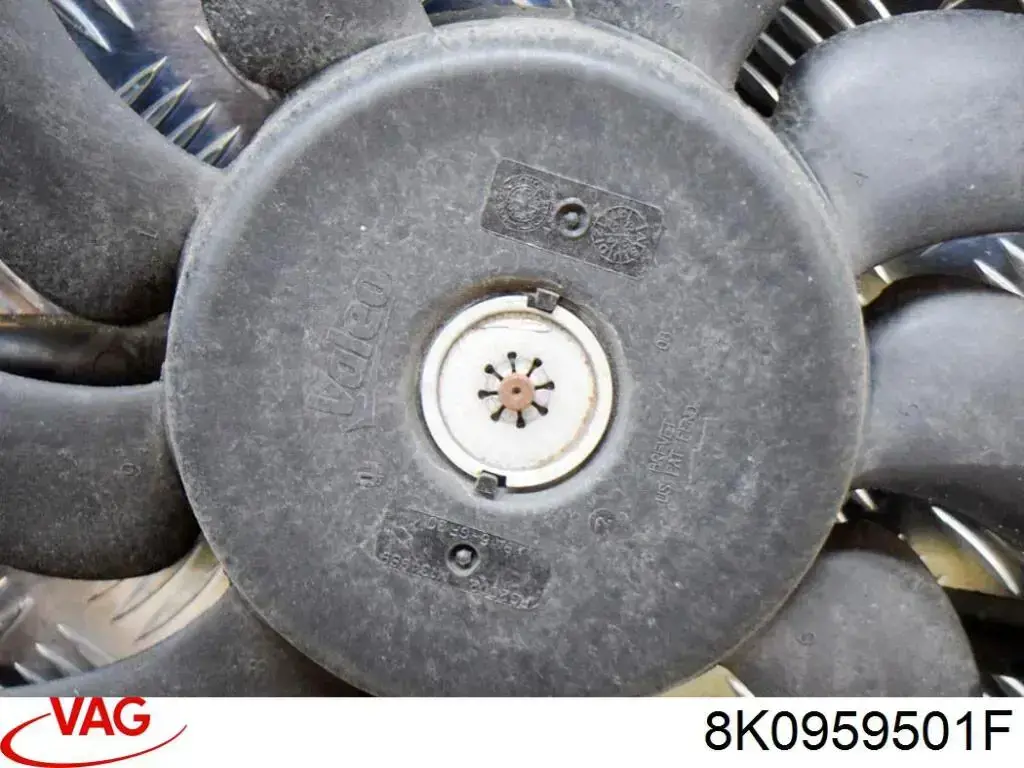 Regulador de velocidad del ventilador de refrigeración (unidad de control) 8K0959501F VAG