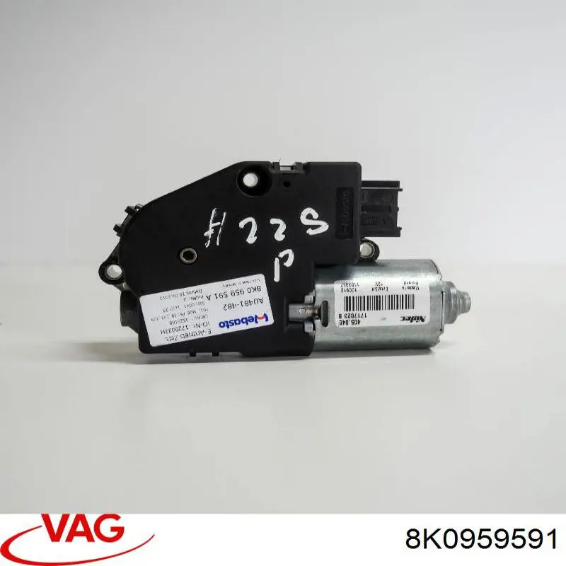 8K0959591 VAG techo corredizo motor