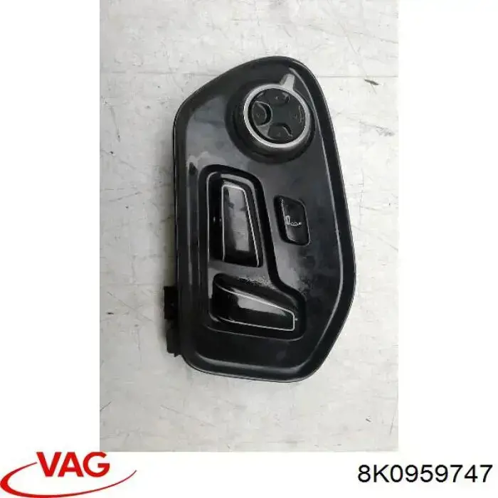 Comprar 8K0959747 VAG Bloque de botones del mecanismo de ajuste de asiento izquierdo