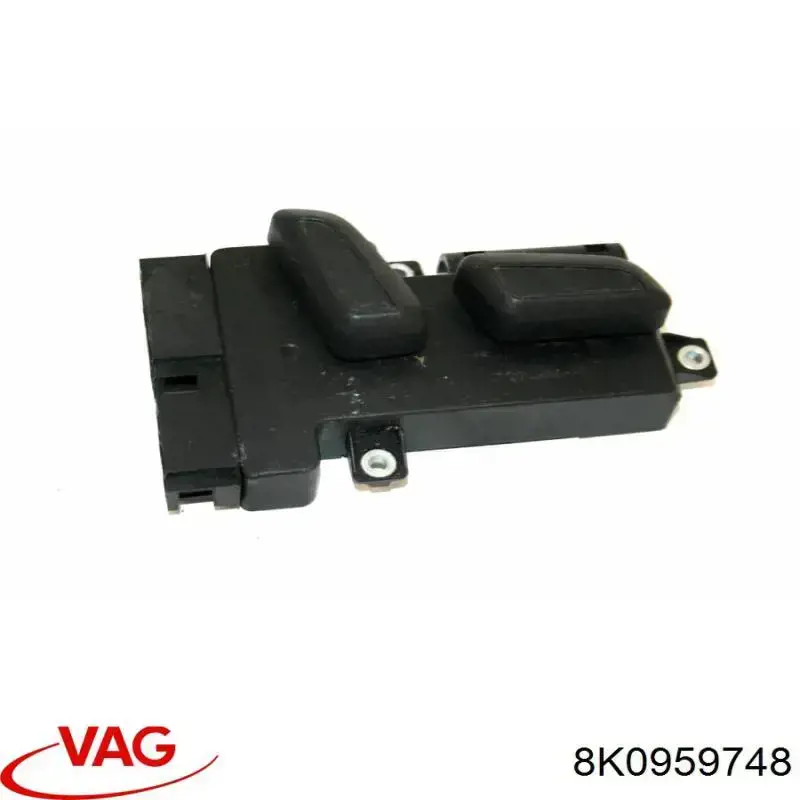 Comprar 8K0959748 VAG Bloque de botones del mecanismo de ajuste del asiento derecho