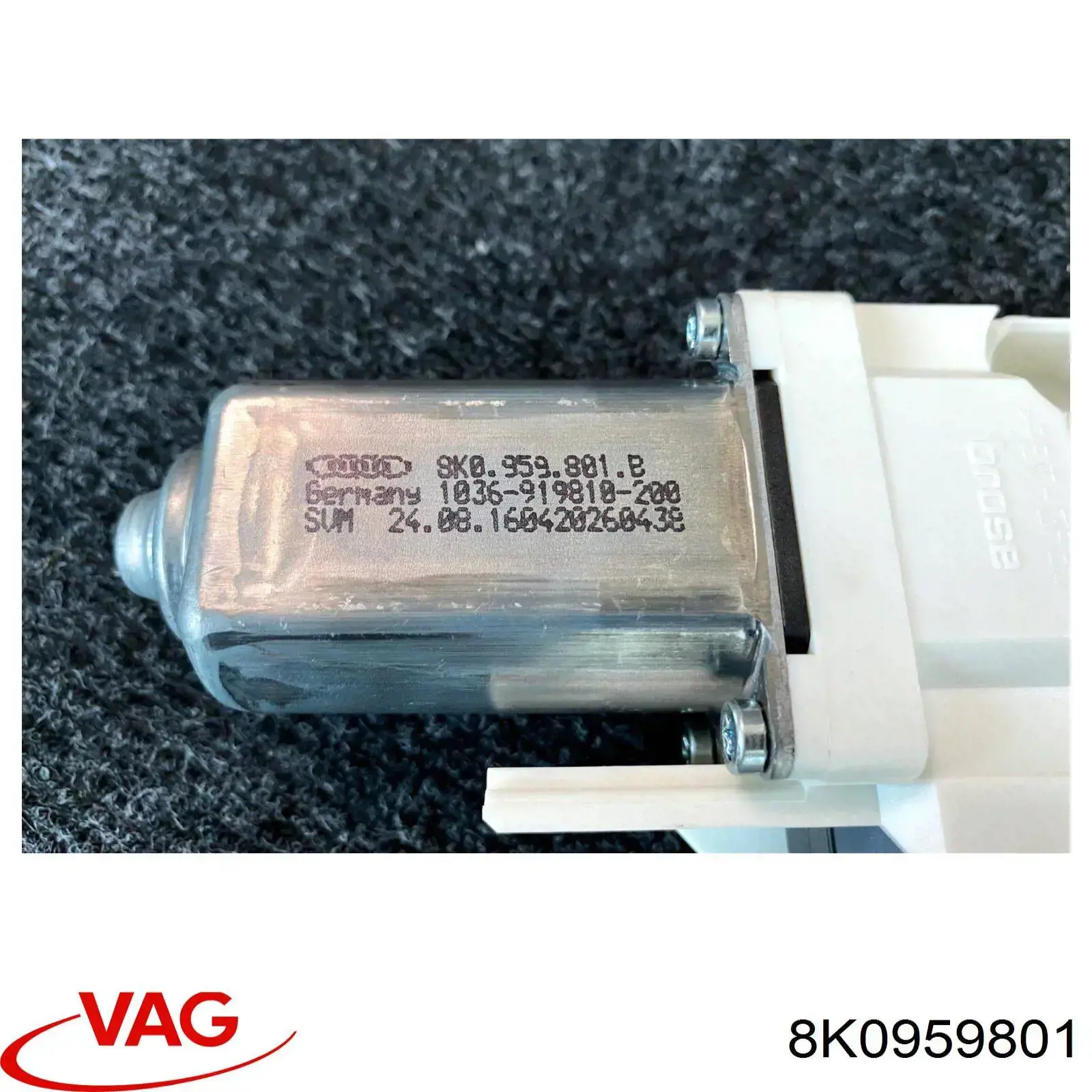 8T0959801A VAG motor del elevalunas eléctrico