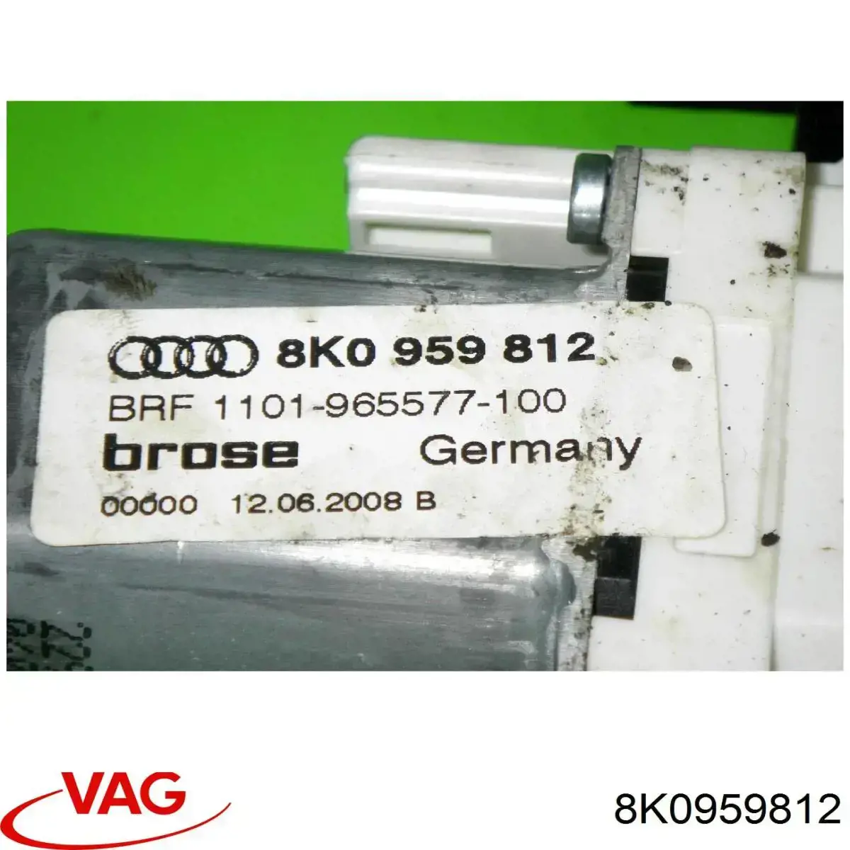 Comprar 8K0959812 VAG Motor del elevalunas de la puerta delantera derecha