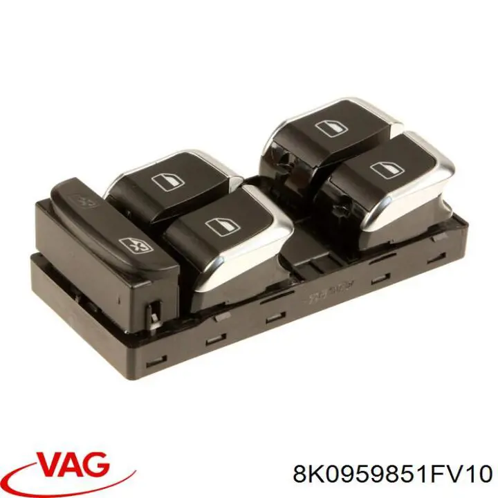 8K0959851FV10 VAG Unidad de control de elevalunas delantera izquierda