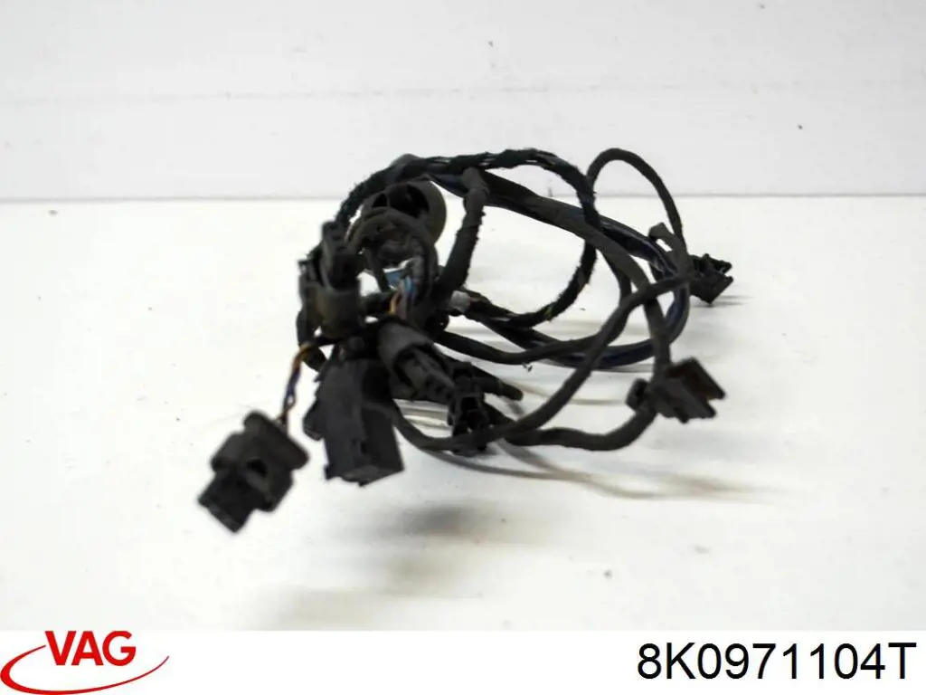 Cable de sensor de aparcamiento del parachoques trasero 8K0971104T VAG