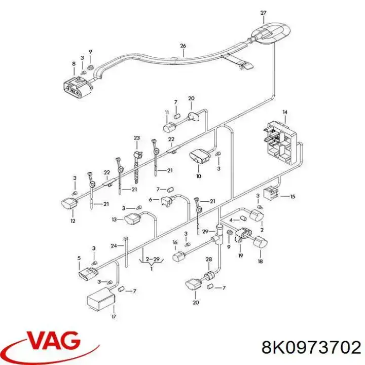 Sensor de temperatura ambiente VAG 8K0973702 precio, desde 12,12 EUR