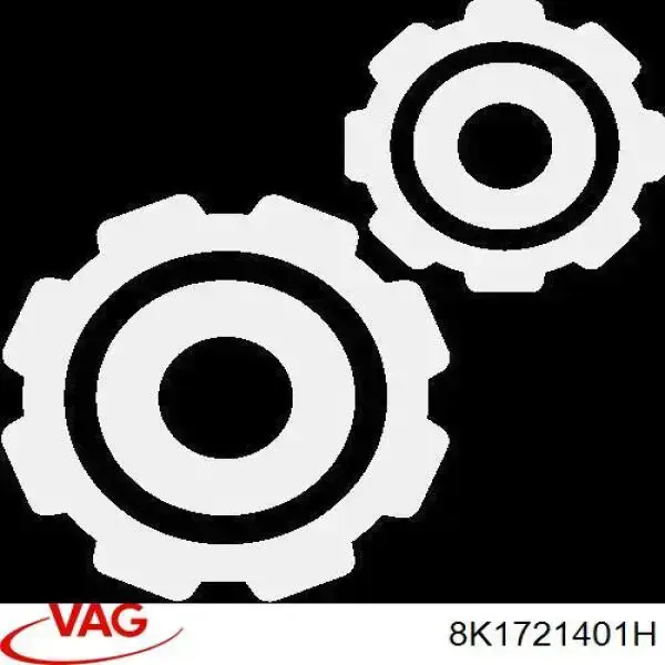 8K1721401H VAG cilindro maestro de embrague