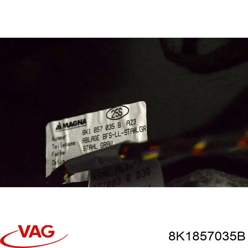 Guantera 8K1857035B VAG